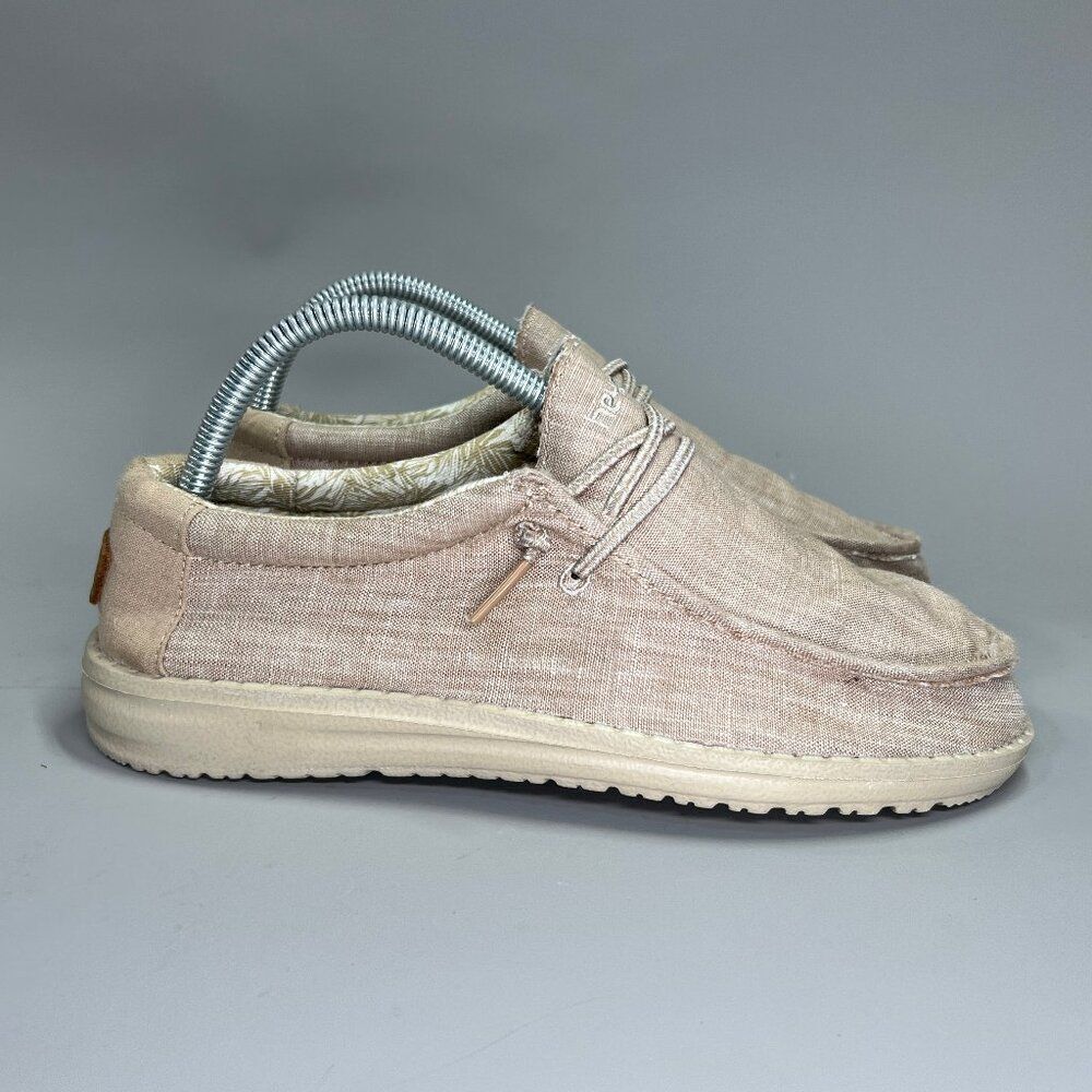 Hey Dude Wally‎ Shoes Kid's Beige Comfort Slip On Summer Loafers